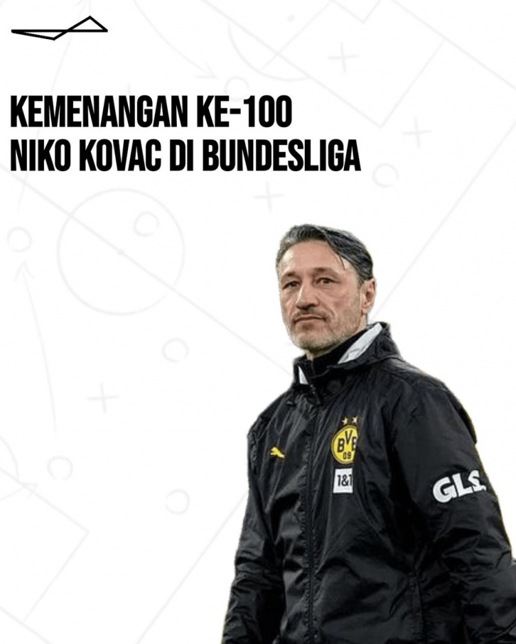 2-1战胜狼堡！多特主帅科瓦奇取得执教生涯第100场德甲胜利