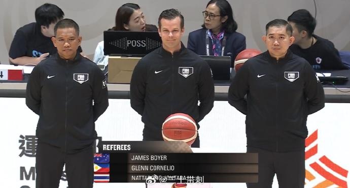 [转载]中国男篮vs中国台北男篮的裁判组出炉 来自菲律宾、澳