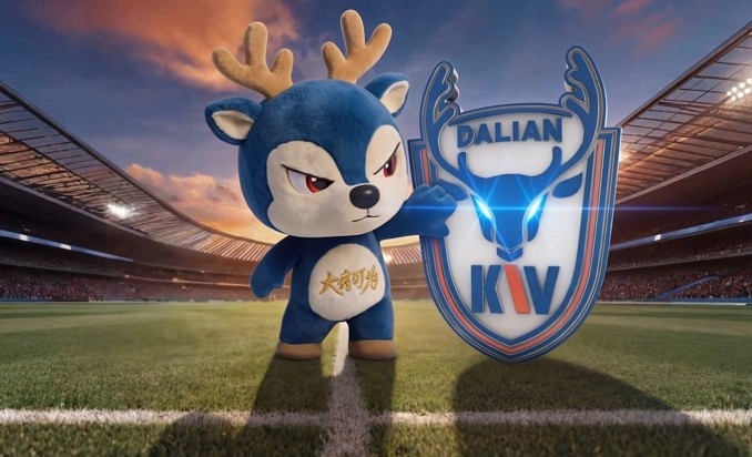 【体坛热讯】大连可为官方正式发布吉祥⭐物：形象为滨海鹿，大名