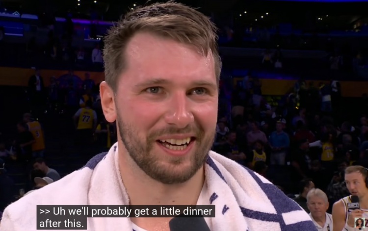 【体坛热讯】东契奇：我和布伦森一会可能会吃个饭 我们一直以来