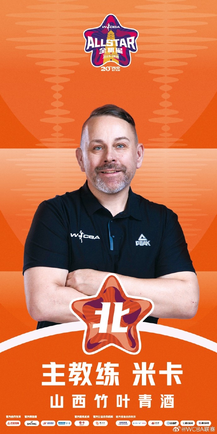 [第一观察]WCBA全明星教练组成员：北区全明星队主帅米卡 南区主教练黄思静(图1)