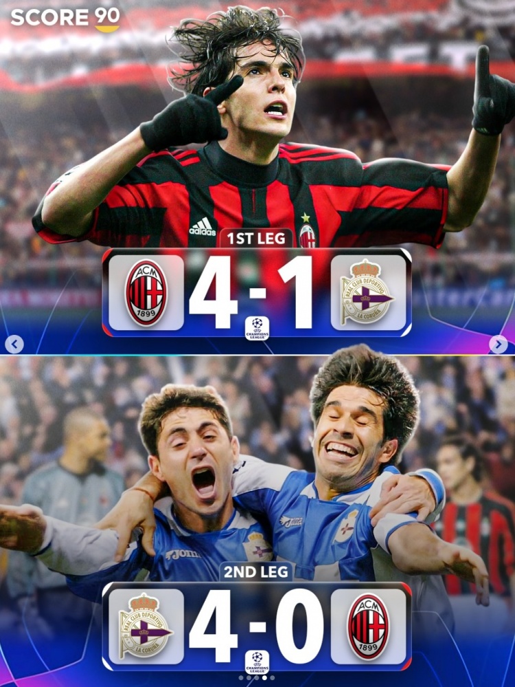 欧冠淘汰赛历史仅4次落后3球最终逆转:18-19利物浦 16-17巴萨在列