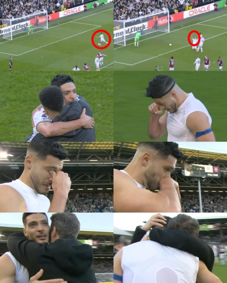 缅怀！劳尔·希门尼斯破门后跪地指天，将进球献给离世的父亲