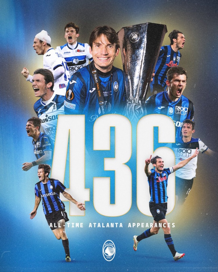 436场！亚特兰大34岁老将德容恩成队史出场次数最多球员