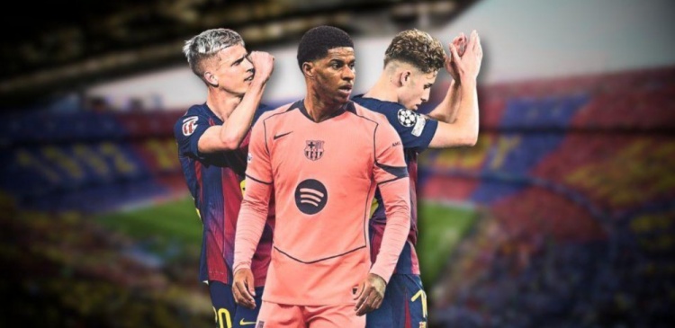 【热点直击】世体谈巴萨9号位陷⭐低迷：启用拉什福德，或奥尔莫