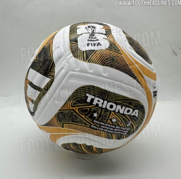 [每日资讯]谁能踢上？世界杯决赛用球谍照：白色为底，搭配金⚽