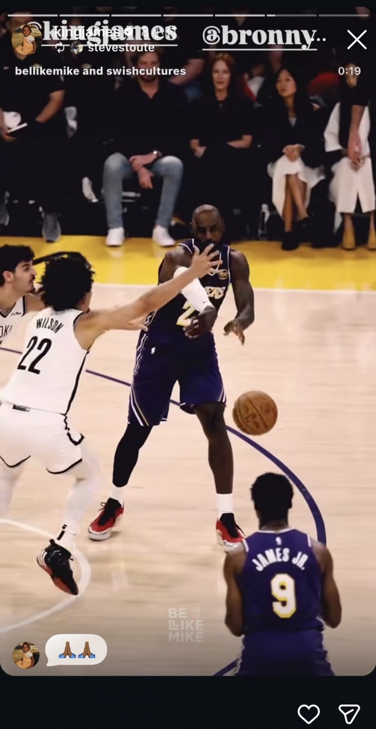 [最新提要]家族成就！詹姆斯IG晒组图回顾昨日父子连线：感恩！(图4)