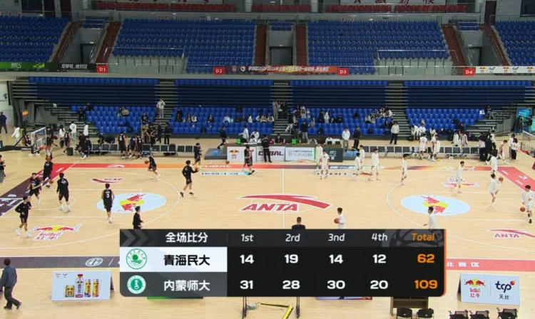 【焦点新闻】内蒙师大大胜青海民大✌️！马欣裕20分 阿毕雅斯