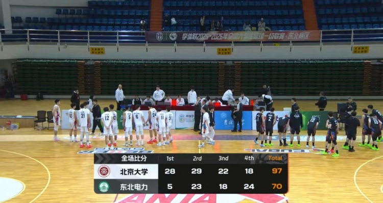 【体育前线】CUBAL✌️-北京大学大胜东北电力 张彦博18