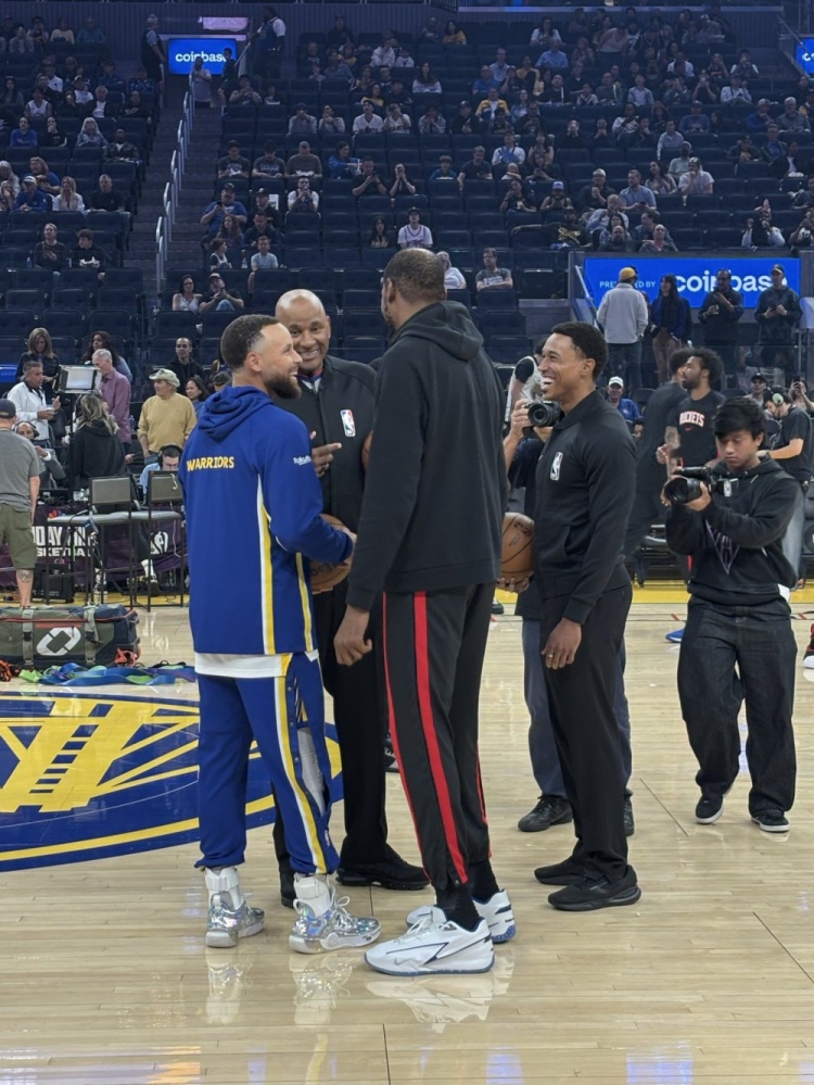 [第一手资讯]昔日黄金搭档！火勇对决赛前 杜兰特与库➡️里互