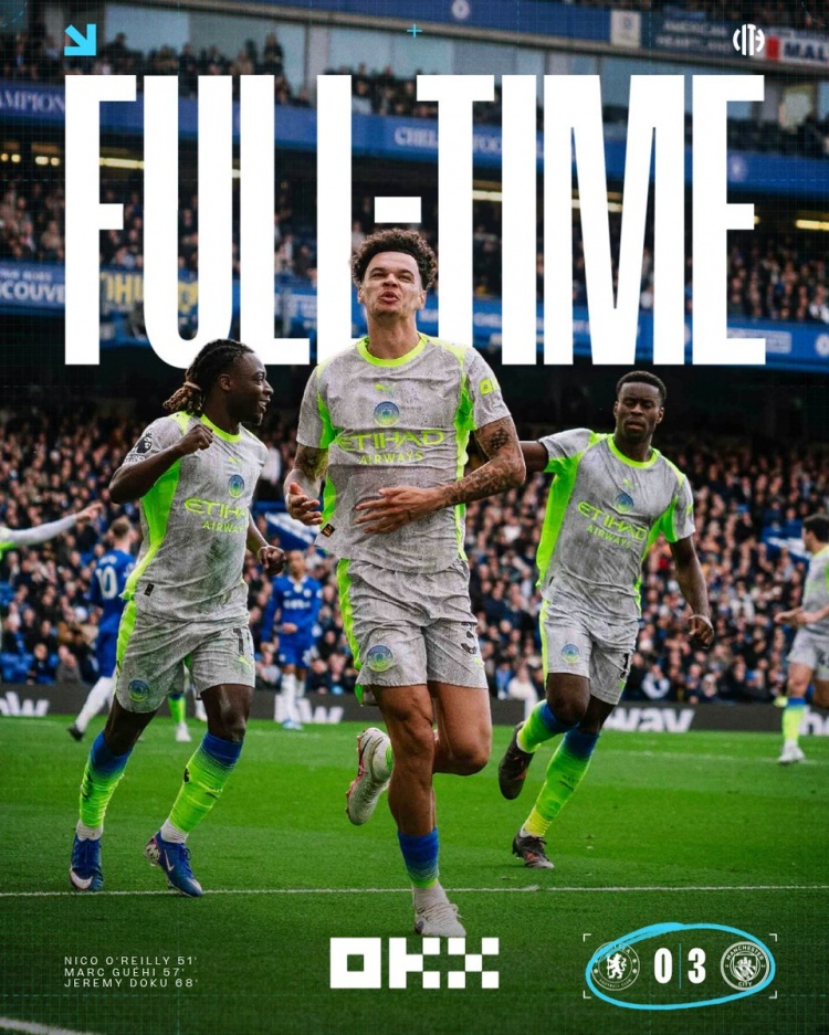 [有趣体育]无双模式冲三冠！曼城三线暴走总分9-0：力克阿森