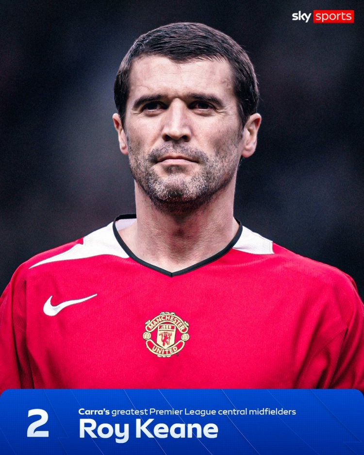 [热门观察]卡拉格评英超历史10大中场：杰拉德、罗伊·基恩、德布劳内前三(图2)