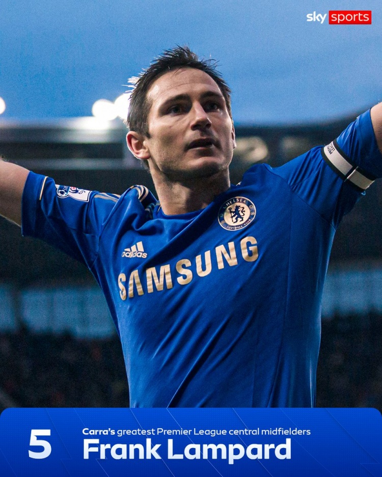 [热门观察]卡拉格评英超历史10大中场：杰拉德、罗伊·基恩、德布劳内前三(图5)