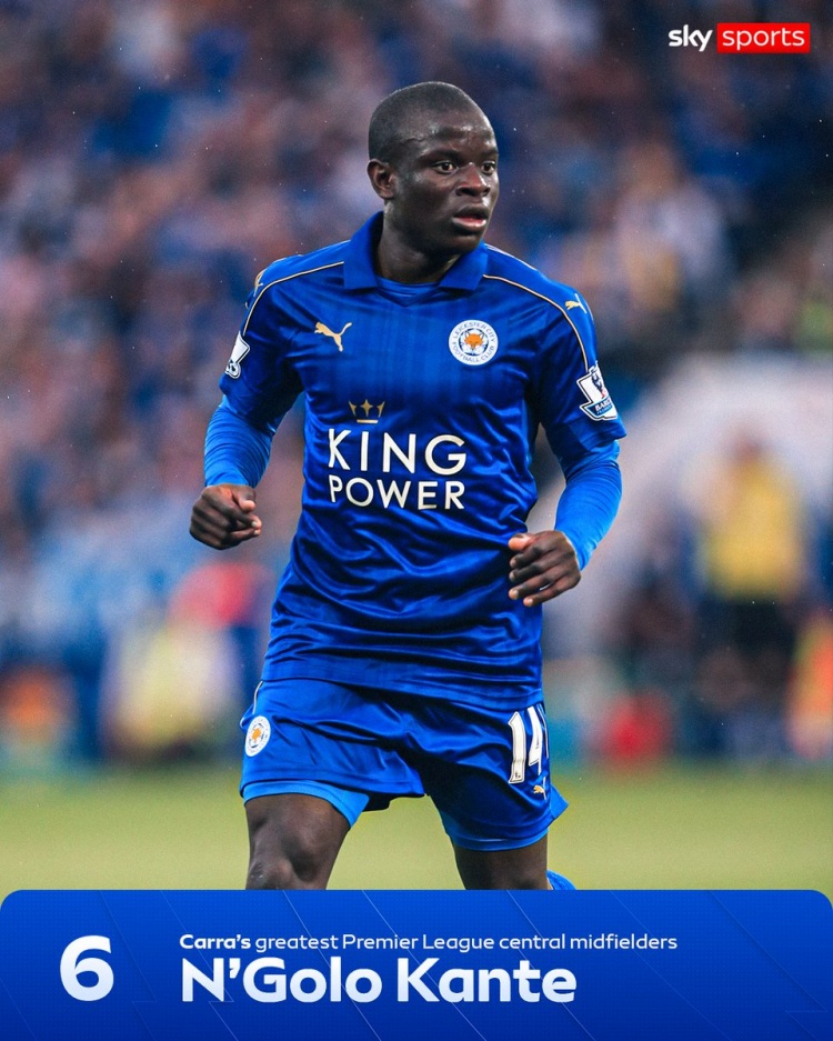 [热门观察]卡拉格评英超历史10大中场：杰拉德、罗伊·基恩、德布劳内前三(图6)