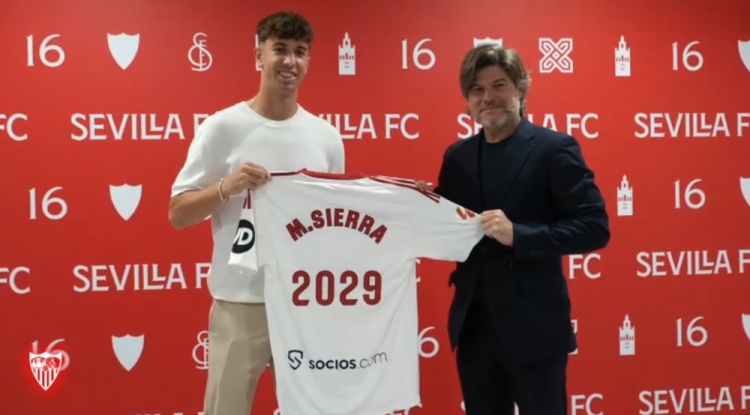 【第一观察】官方：塞维利亚续约21岁前锋米格尔·塞拉，新合同