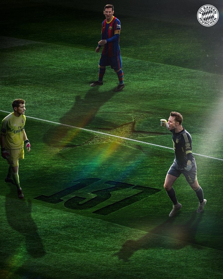 【今日看球要闻】拜仁官方晒图：诺伊尔为单一球队欧冠首发137