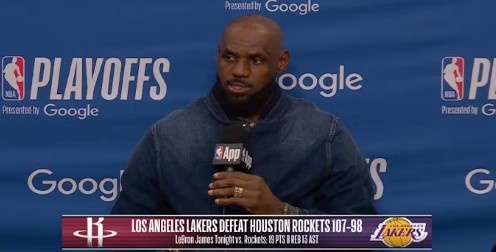 【第一观察】【完整版】詹姆斯：我为布朗尼在季后赛中与我同场竞