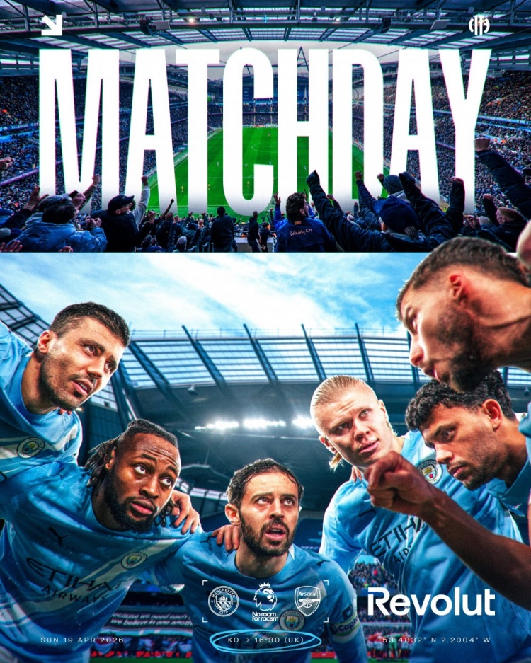 [行业动态]⭐焦点战！曼城官方晒海报预热对阵阿森纳：哈兰德B