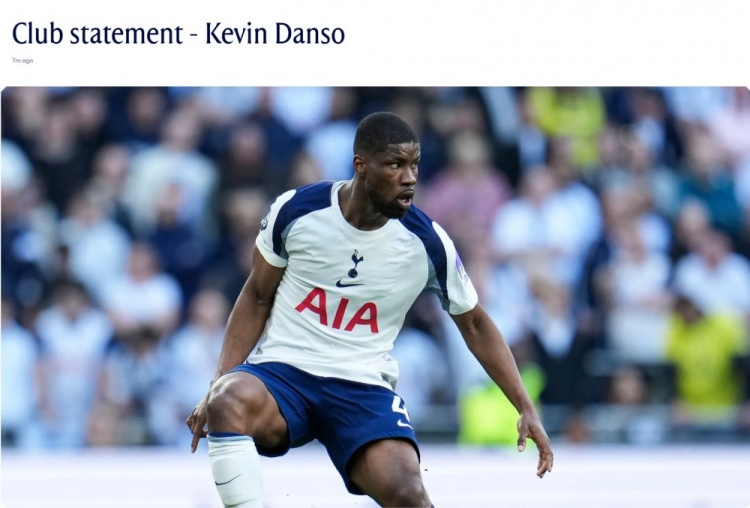 [好看推荐]热刺就丹索遭歧视发声明：热刺不容忍种族主义，足球