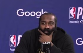 [今日赛况]【完整版】哈登：米切尔进压哨球靠运气 沟通是加速