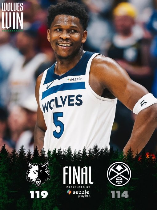 [记者观察]带伤砍下30分10板2助2帽！森林狼官推晒赢球海