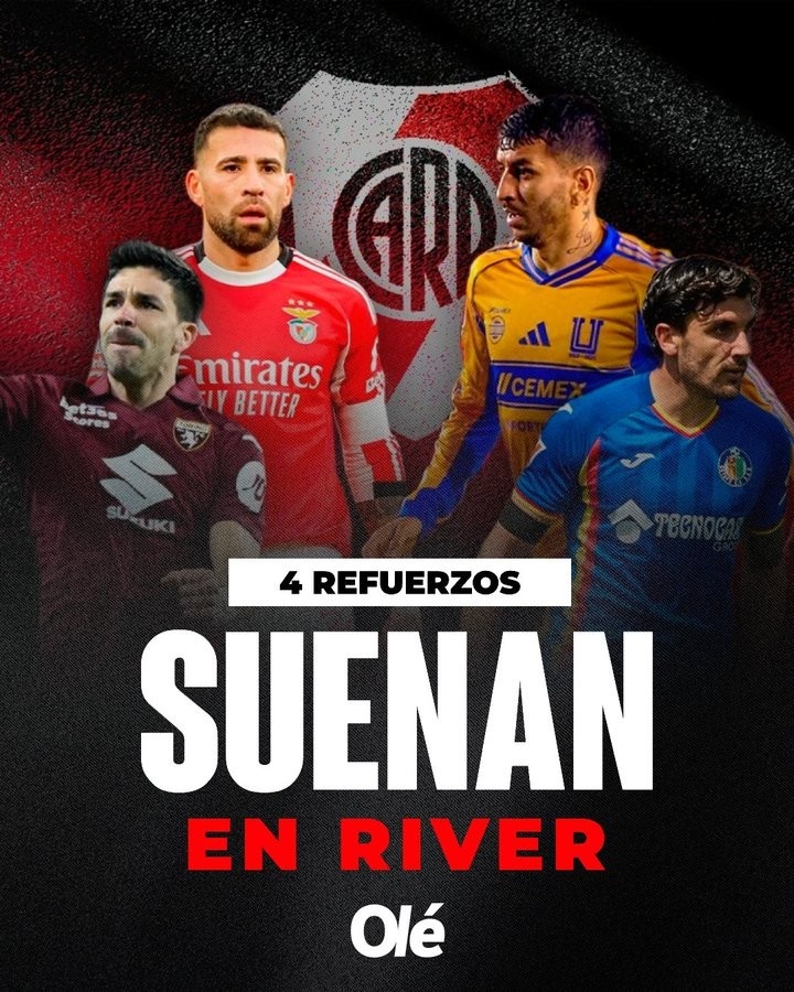 奥莱报：河床今夏有意签奥塔门迪、科雷亚等4人，已展开初步谈判