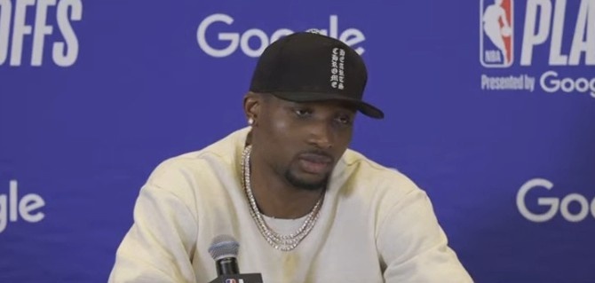 [体坛热讯]【完整版】库明加：防守细节是从追梦那学的 为⚾赢