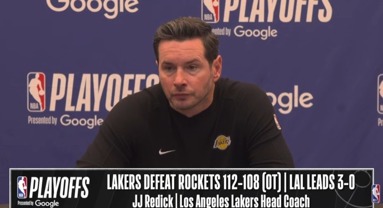 [体育简讯]【完整版】雷⬅️迪✌️克：特意早叫暂停让LBJ休