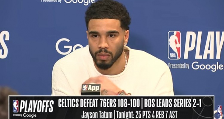 【体育前线】【完整版】塔图姆：能穿球衣上场对我就是胜利 我们需要怀特