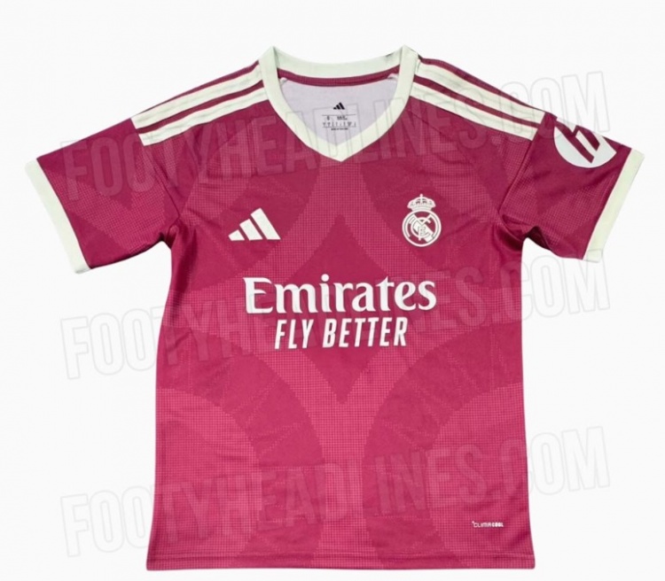 [今日快讯]皇马新赛季第三球衣曝光，粉色战袍时隔六年回归，设