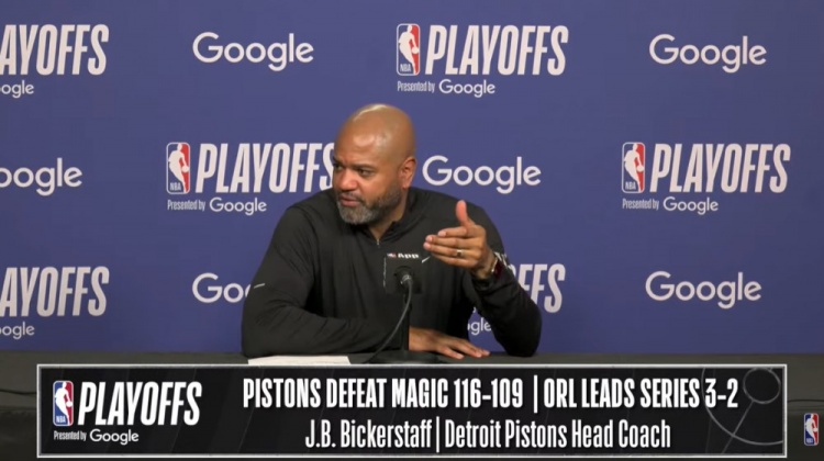 [今日看点]【完整版】 活塞主帅：坎宁安不会让我们输球的 我