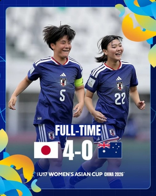 [推荐]日本U17女足4-0澳大利亚晋级亚少赛决赛，将与中国