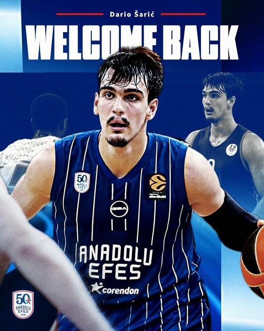 【76人】告别NBA！土耳其俱乐部安纳托利亚艾菲斯官宣签下萨里奇