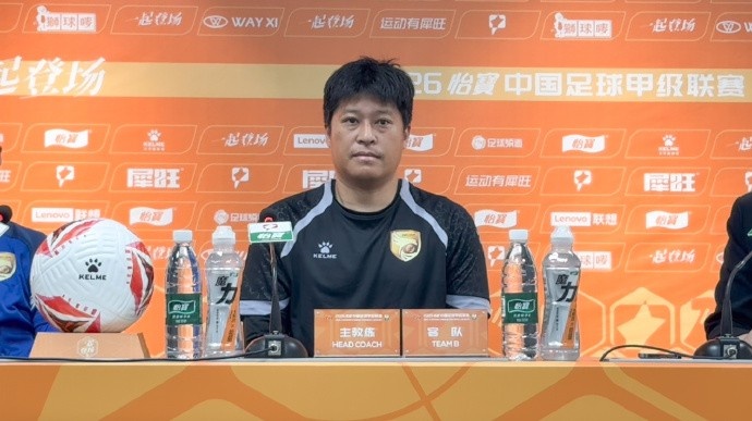 7月17日晚，中甲第15轮，大连鲲城客场对梅州客家赛前发布会召开