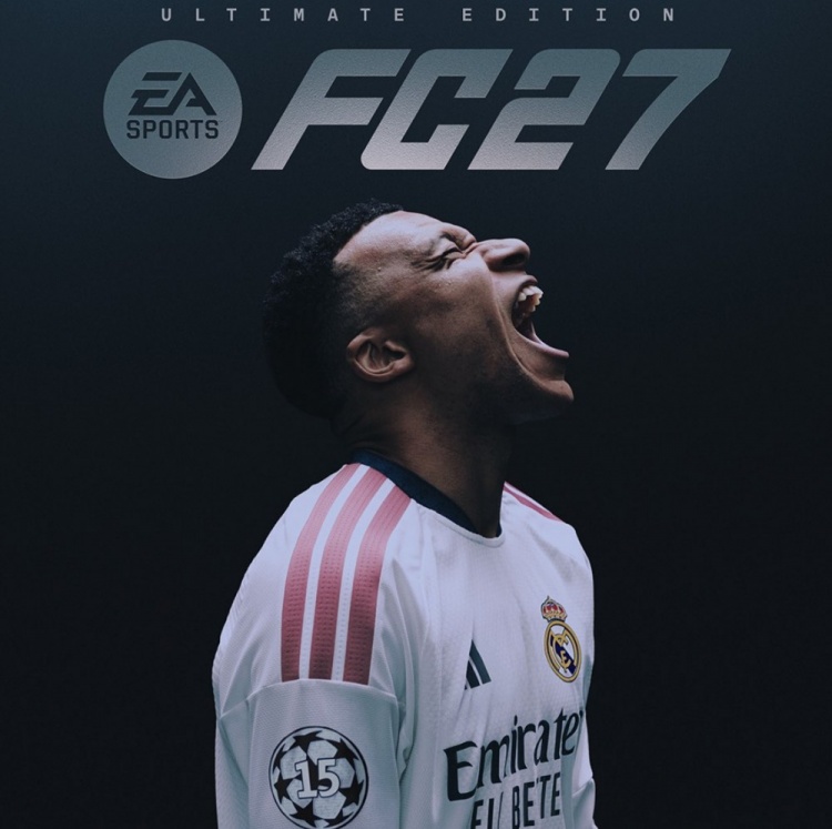姆巴佩社媒庆祝自己成为EA FC27终极版封面人物：I'M BACK