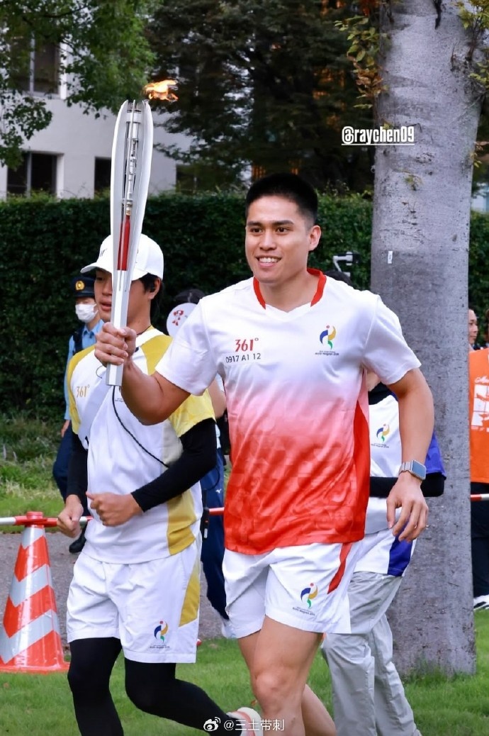 媒体人：陈盈骏参与亚运火炬传递活动 中国台北昨日已出局