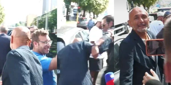 罗体：斯帕莱蒂和球迷合影时险些摔倒，球迷戏称尤文遭遇伤病魔咒