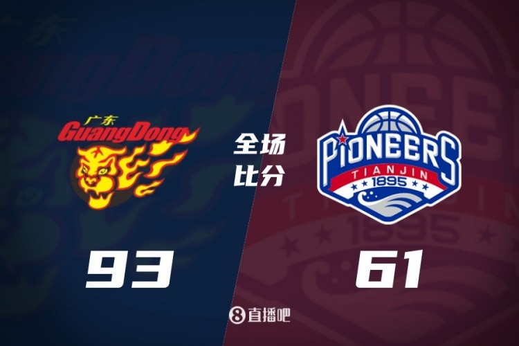 季前赛广东大胜天津 周鹏17+5 博日奇16+5+6