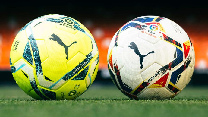 西甲发布20/21赛季官方用球 荧光黄用球用于国家德比等重要赛事