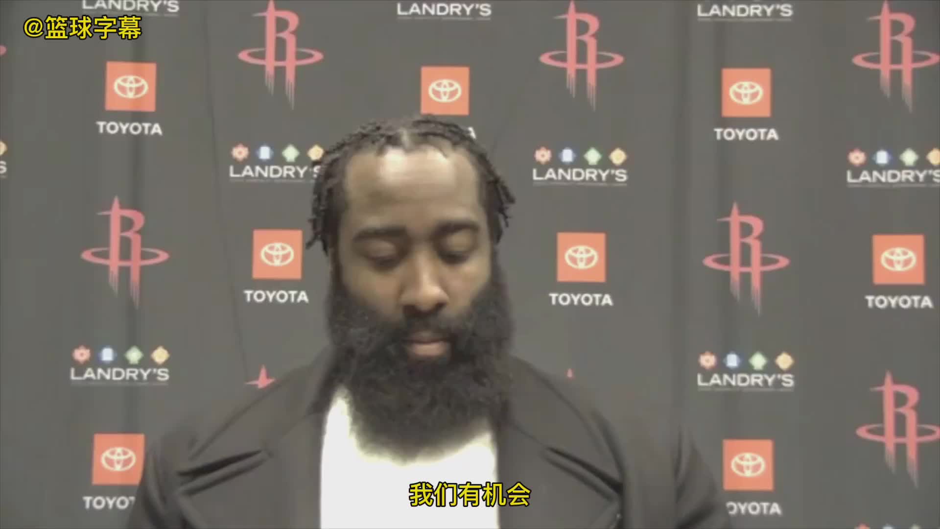 哈登：西区每个队都很强大 我们没时间休息了