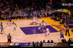 02月06日NBA常规赛 尼克斯vs湖人 精彩镜头