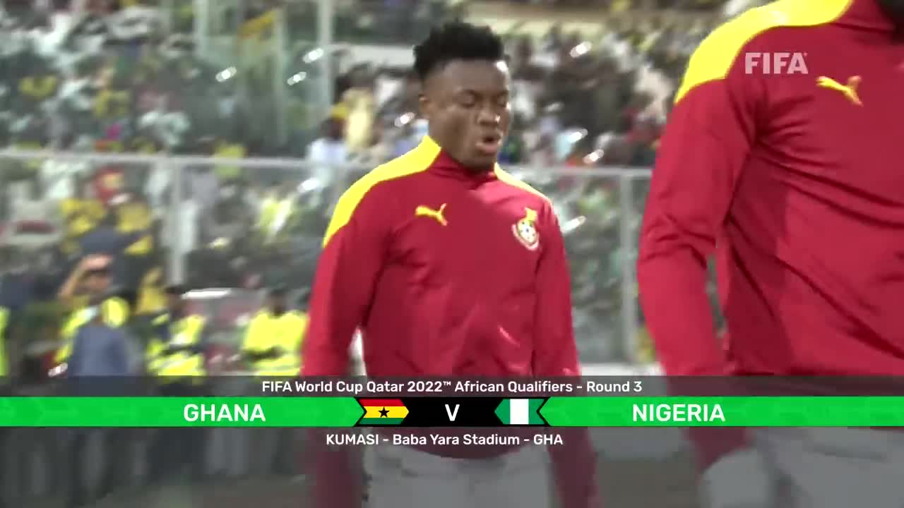 世非预-丘库埃泽错失半单刀双方机会寥寥 加纳0-0尼日利亚