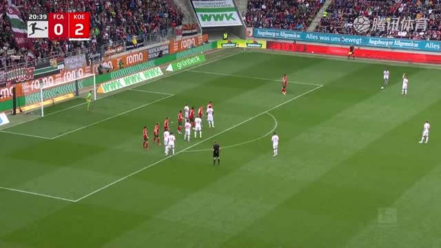 德甲-莫德斯特梅开二度 科隆客场4-1奥格斯堡