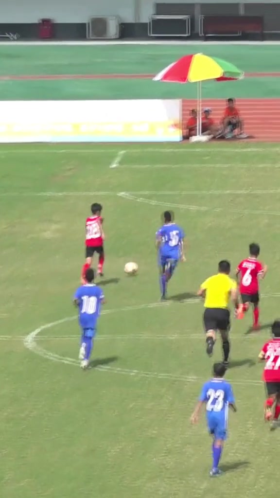 省运会决赛 袁博涵单刀球冷静吊射破门