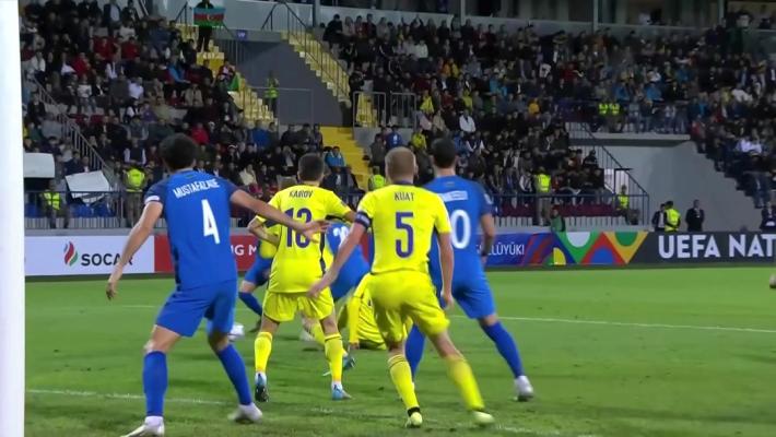 欧国联-玛洛克金乌龙努里耶夫破门 阿塞拜疆3-0哈萨克斯坦