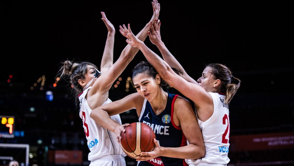 09月27日女篮世界杯小组赛 塞尔维亚女篮68-62法国女篮 全场集锦