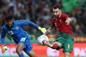友谊赛-C罗缺阵B费梅开二度贡萨洛-拉莫斯传射 葡萄牙4-0尼日利亚