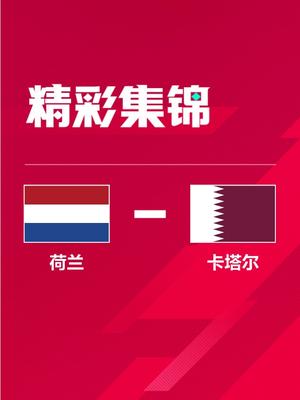 世界杯-荷兰2-0卡塔尔小组头名出线 加克波连续3场破门德容补射