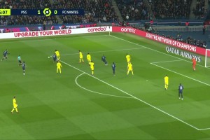 [进球视频] 两球领先！穆基勒造成阿贾姆乌龙 巴黎两球领先南特