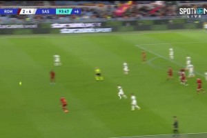 [进球视频] 维纳尔杜姆挑射破门 罗马补时攻入一球
